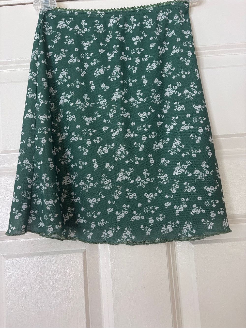 Princess Polly Emerald Green Floral Sandra Mini Skirt